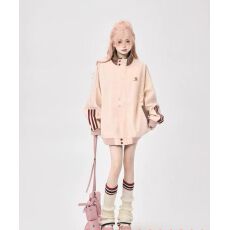 批发原版优质面料 有内里 穿搭美式宽松外套女<b class='q'>春</b>秋2025新款棒球服夹克