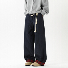 批发RUMM美式嘻哈运动卫裤女潮牌街舞<b class='q'>设计</b>感腰绳直筒爵士舞休闲裤