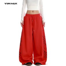 批发2026新款宽松休闲裤男<b class='q'>韩版</b>潮流百搭裤子夏季薄款坠感阔腿拖地长裤