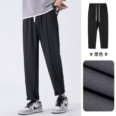 批发立体腰头包边8007#黑，深灰，杏，棕M-4XL 孔雀斜冰感面料