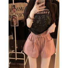 批发跑步运动短裤宽松夏新款运动居家百搭松紧腰阔腿裤<b class='q'>热裤</b><b class='q'>休闲</b>裤