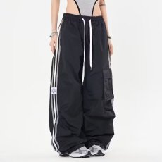 批发NOONOZ潮牌街舞工装<b class='q'>裤</b>男女美式<b class='q'>嘻哈</b>抽绳直筒速干户外休闲运动<b class='q'>裤</b>子