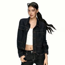 批发设计感斜插口袋短款牛仔外套2026春秋新款韩版宽松休闲<b class='q'>夹克</b>上衣