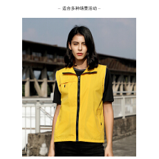 批发220g马甲工作服定制老师培训招生四季通用志愿者工装反光防水背心