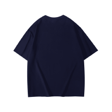 批发300克重磅纯棉<b class='q'>T</b><b class='q'>恤</b>定制印logo字DIY图案情侣图片印花短袖半袖订制