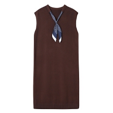 批发针织背心连衣裙女内搭<b class='q'>春</b>秋季2025新款宽松显瘦过膝打底吊带毛衣裙