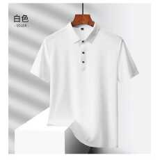 冰丝polo衫短袖男夏季2026新款中老年人爸爸夏装衣服夏天速干t恤