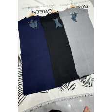 批发羊毛翻领配丝巾针织背心连衣裙女秋冬新款无袖宽松内搭长裙马夹裙