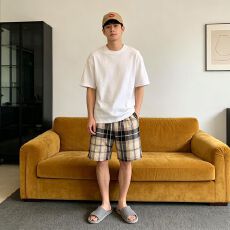 双口袋睡裤男夏季新款小众设计均码爆款休闲家居裤可外穿