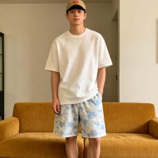 双口袋睡裤男夏季新款小众设计均码爆款休闲家居裤可外穿