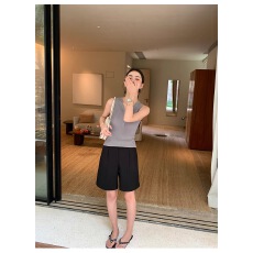 批发高品质重磅推荐畅销款背心 V领针织吊带背心女外穿修身