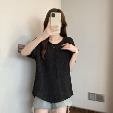 批发<b class='q'>实拍</b>夏季新款<b class='q'>大码</b><b class='q'>女装</b>设计感小众碎花衬衣时尚百搭高级感漂亮上衣