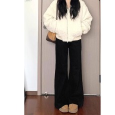 批发原宿文艺百搭简约流行潮流日系ins气质慵懒时尚牛仔裤新款