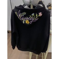 刺绣卫衣连帽男新款潮牌美式休闲白色重磅情侣帽衫上衣女