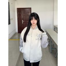 批发夹棉原版刺绣重磅毛呢拼皮<b class='q'>棒球</b>服小方男女飞行刺绣外套爆款超火