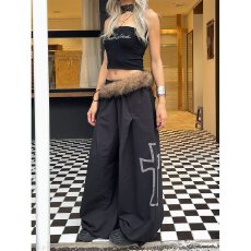 批发女童工装伞兵裤子春夏2025新款<b class='q'>儿童</b>阔腿裤女孩爵士舞长裤潮酷