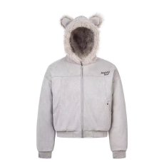 美式座山雕毛领加绒加厚棉服夹克男女冬季cleanfit工装外套