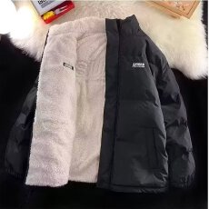 批发2025秋冬新款情侣轻薄两面穿保暖棉服外套户外轻量防泼水<b class='q'>男</b>女棉衣