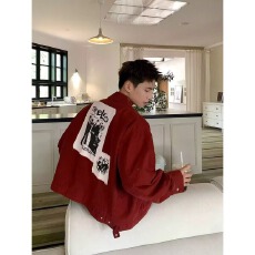 批发美式棒球服外套女小个子复古春装短款2024春秋季爆款时尚夹克外套