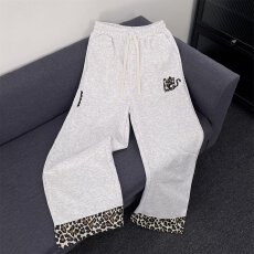 批发2025年秋直筒运动裤男女休闲长裤中高腰宽松显瘦纯色百搭卫裤