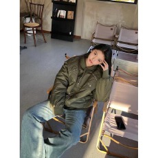 批发冬季加厚美式vintage<b class='q'>夹克</b>棉衣棉服男<b class='q'>女</b>飞行员棒球衣工装外套潮牌