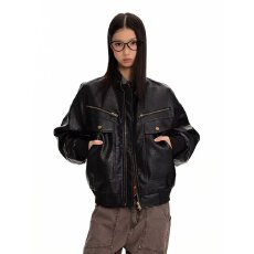 批发夹棉加厚皮衣美式潮人邦夹克男女秋冬季<b class='q'>街头</b>飞行员机车服外套潮