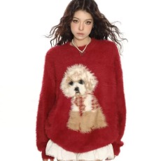 批发<b class='q'>女童</b>毛<b class='q'>衣</b>冬季套头衣服2026新款男女韩版毛线衣洋气儿童针织上衣