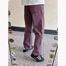批发葡萄紫色阔腿牛仔裤男女春<b class='q'>秋</b>季2026新款宽松显瘦休闲直筒裤子潮流