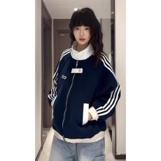 批发潮流美式街头立领<b class='q'>棒球</b>服<b class='q'>外套</b>男女春秋季新款学院风开衫情侣夹克