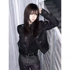 批发皮衣2026潮人邦<b class='q'>春</b>秋冬pu皮衣机车服外套女潮牌中性宽松工装夹克