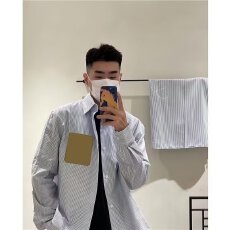 批发港风经典复古百搭衬衣女<b class='q'>男</b>2026春秋新款宽松长袖休闲衬衫外套情侣