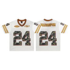 批发美式复古羽毛球服24新品男女款比赛服yy速干运动短袖T恤上衣夏季