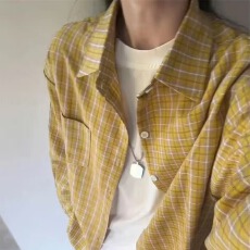 批发美式潮牌格子<b class='q'>长袖</b><b class='q'>衬衫</b>男女春秋季复古宽松<b class='q'>情侣</b><b class='q'>休闲</b>高级感<b class='q'>衬衣</b>外套