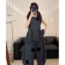 批发2026新款云朵棉睡衣<b class='q'>女</b>短袖长裤夏季薄款舒适睡衣<b class='q'>套装</b>