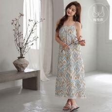 批发夏天云朵棉带胸垫吊带睡裙休闲少女甜美女士睡衣家居服