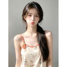 批发仿棉纯欲<b class='q'>春</b>夏季吊带睡裙女家居服可外穿睡衣女高质量