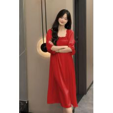 批发冰雪丝新款高级感睡衣女<b class='q'>夏</b>季性感蕾丝镂空短袖睡裙家居服