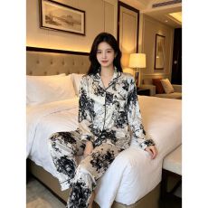 批发金钻绒240克睡衣女春秋冬长袖两件套高级感洋气家居服套装