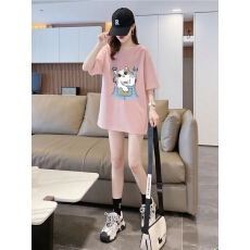 批发韩系正肩短袖T恤慵懒风oversize大码女装潮牌小众百搭宽松上衣夏