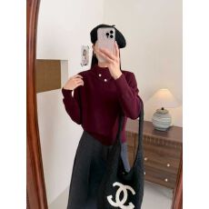 批发韩系时尚高领慵懒风套头针织衫<b class='q'>秋</b>冬2025新款内搭修身显瘦打底上衣