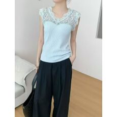 批发内搭蕾丝吊带背心女2026新款春<b class='q'>夏季</b>可外穿无袖打底衫修身V领上衣