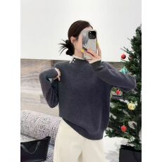 批发半高领<b class='q'>毛衣</b>女2025秋冬<b class='q'>新款</b>修身内搭一体绒加绒洋气软糯打底针织衫