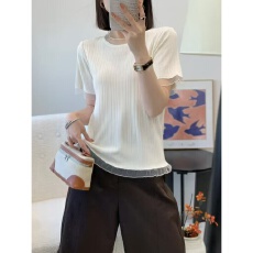 批发韩系甜美蕾丝边女秋<b class='q'>冬</b>季2026新款设计感小众休闲百搭针织衫上衣潮