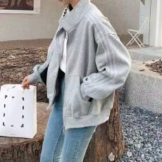 批发棒球服外套女春秋休闲卫衣2025年新款百搭<b class='q'>夹克</b>立领小个子短款外套