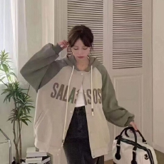 批发设计感小众卫衣外套女秋冬季韩版宽松bf慵懒风加绒加厚棒球服开衫