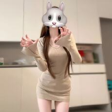 批发气质纯欲风v领喇叭<b class='q'>长袖</b>连衣裙秋冬内搭针织修身显瘦辣妹包臀短裙