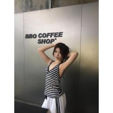批发【原版面料95棉】美式挂脖露背吊带女夏季内搭外穿甜辣妹无袖上衣