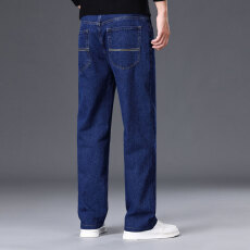 批发苹果国际JEYWOOD品牌秋冬新款纯棉牛仔裤高腰宽松直筒复古长裤子