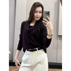 韩系复古洋气保暖围裹式毛衣女2025秋冬高级设计感休闲百搭针织衫