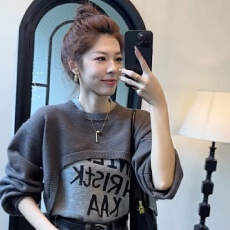 批发字母两件套毛衣女新款<b class='q'>春</b>秋跨境外面亚马逊欧货高级感长袖针织衫